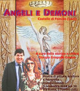 Mostra Angeli e Demoni al castello di Fombio