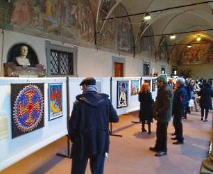 Il chiostro grande della Basilica della SS. Annunziata