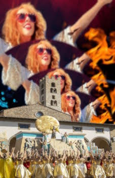 Anna Maria Guarnieri esulta alla Festa dell'Uva