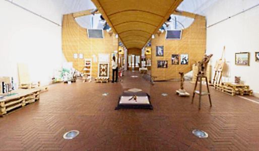 uno dei saloni delle Scuderie Estensi di Tivoli
